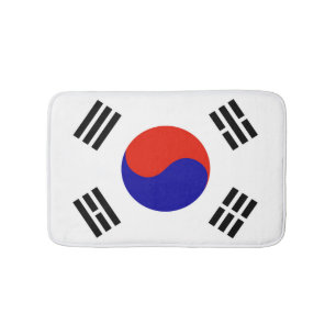 南朝鮮の旗 バスマット