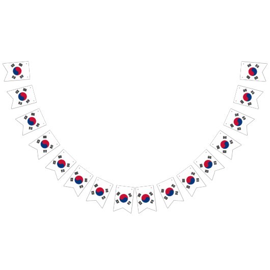 南朝鮮の旗 バンティングフラッグ (全)