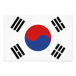 南朝鮮の旗 フォトプリント