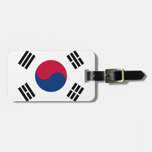 南朝鮮の旗 ラゲッジタグ