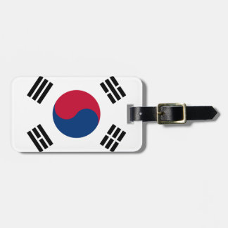 南朝鮮の旗 ラゲッジタグ