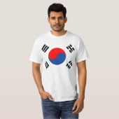 南朝鮮の陰陽 Tシャツ (正面フル)