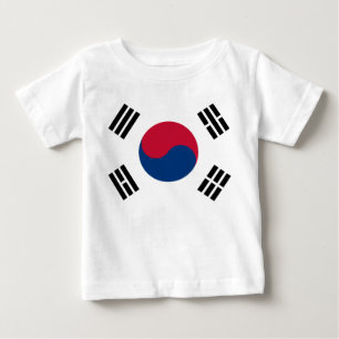 南朝鮮の韓国の旗ソウルS.K. Koreans Pride ベビーTシャツ