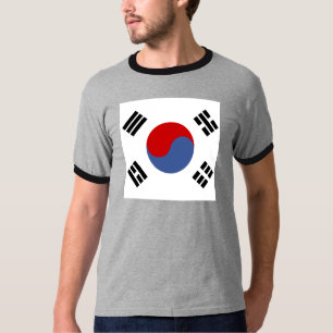 南朝鮮の高品質な旗 Tシャツ