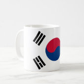 南朝鮮の(韓国の)旗 コーヒーマグカップ (正面左)