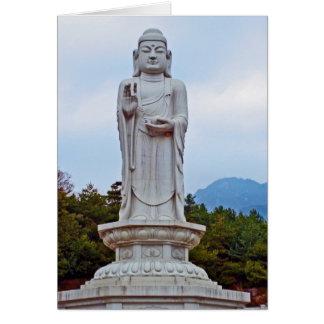 南朝鮮、アジアの仏の彫像