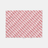 南朝鮮-韓国語-대한민국 フリースブランケット (正面(横))