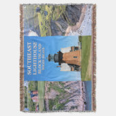 南東の灯台ブロック島RIのブランケット スローブランケット (正面縦)