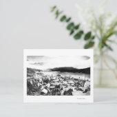 南東を望むアラスカのケチカンの景色 ポストカード (スタンド正面)