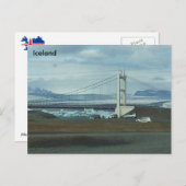 南東アイスランドのジョクルサロン氷河ラグーン(A) ポストカード (正面/裏面)