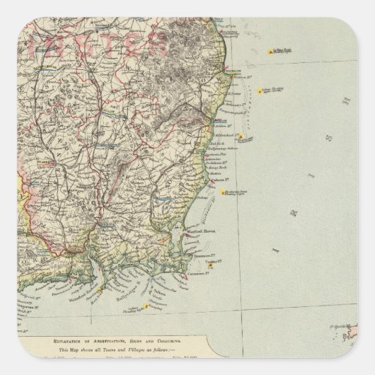 南東アイルランド スクエアシール (正面)