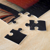 南東アラスカ木彫りトーテムポール ジグソーパズル (側面)