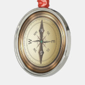 南東北方向を指す メタルオーナメント (左)