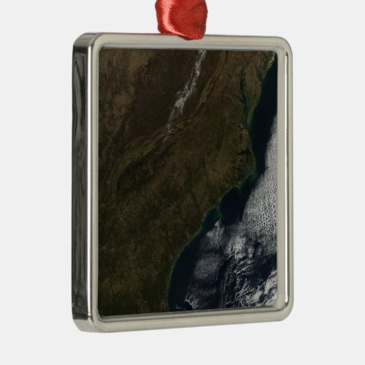 南東州の衛星表統一された示 メタルオーナメント (右)