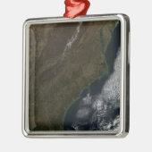 南東州の衛星表統一された示 メタルオーナメント (左)