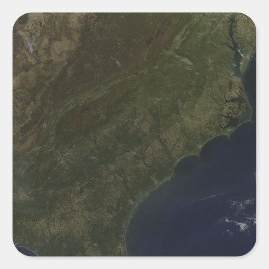 南東紅葉統一された州 スクエアシール (正面)