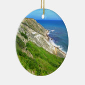 南東絶壁のブロック島 セラミックオーナメント (右)