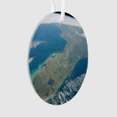 南東部の海岸の斜めフロリダ オーナメント (正面)