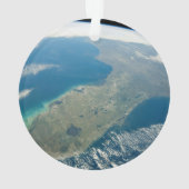 南東部の海岸の斜めフロリダ オーナメント (裏面)