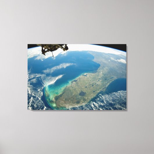 南東部の海岸の斜めフロリダ キャンバスプリント (正面)