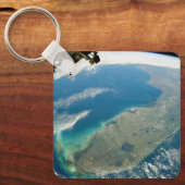 南東部の海岸の斜めフロリダ キーホルダー (正面)