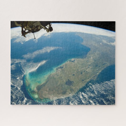 南東部の海岸の斜めフロリダ ジグソーパズル (横)