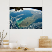 南東部の海岸の斜めフロリダ ポスター (キッチン)