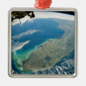 南東部の海岸の斜めフロリダ メタルオーナメント (正面)