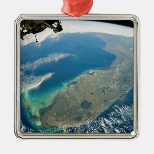 南東部の海岸の斜めフロリダ メタルオーナメント (正面)