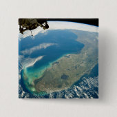 南東部の海岸の斜めフロリダ 缶バッジ (正面)