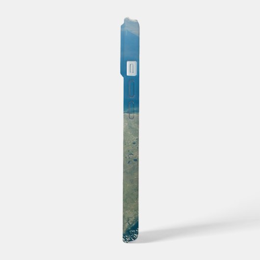 南東部の海岸の斜めフロリダ iPhone 15ケース (左側面)