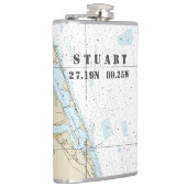 南東FL緯度ヴィンテージ 航海の フラスク (右)