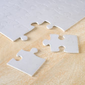 南極でコウテイペンギンが氷に浮かぶ ジグソーパズル (側面)