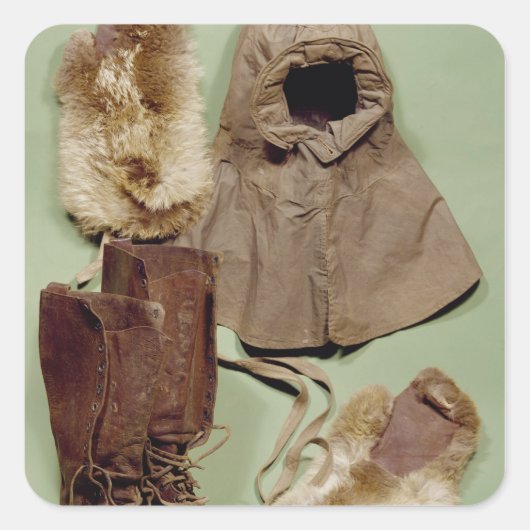 南極で使われるスコットの衣服 スクエアシール (正面)