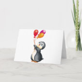 南極のペンギン カード (裏面)