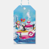 南極のペンギン ギフトタグ (正面)