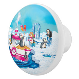 南極のペンギン セラミックノブ