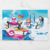 南極のペンギン フードラベル (シングルラベル)