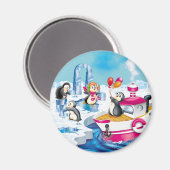 南極のペンギン マグネット (正面/裏面)