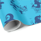 南極のペンギン ラッピングペーパー (ロールコーナー)