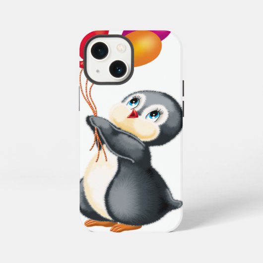 南極のペンギン iPhoneケース (裏面)