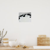 南極のメアリ女王の海岸 ポスター (キッチン)