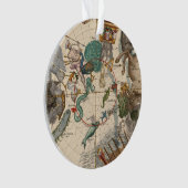 南極のヴィンテージの地図 オーナメント (正面)