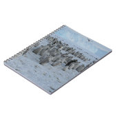 南極の屏東の群れ、写真。 ノートブック (左側)