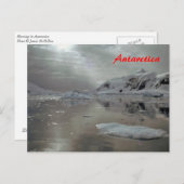 南極の朝はがき ポストカード (正面/裏面)