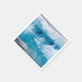 南極の氷 スタンダードカクテルナプキン (角)