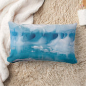 南極の氷 ランバークッション (ブランケット)