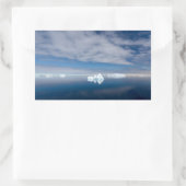 南極の浮氷 長方形シール (バッグ)