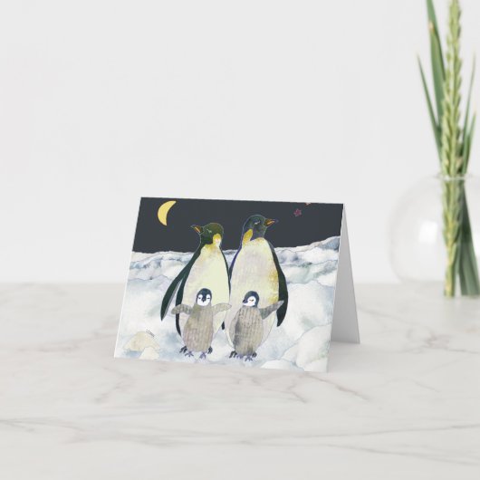 南極の皇帝ペンギン シーズンカード (正面)