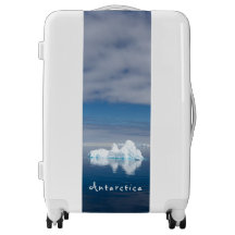 南極の風景の浮氷の写真と文字